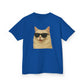 Cream Longhair Cat Wearing Sunglasses Kids Tee