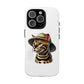Bengal Cat Wearing a Safari Hat - Tough Phone Case