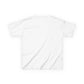Calico Shorthair Cat Wearing Sunglasses Kids Tee
