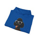 Black Poodle Wearing Sunglasses - Adult Hoodie