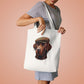 Labrador Wearing a Tweed Flat Cap - Cotton Tote Bag