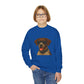 German Shorthaired Pointer Wearing Sunglasses - Youth Crewneck Sweatshirt