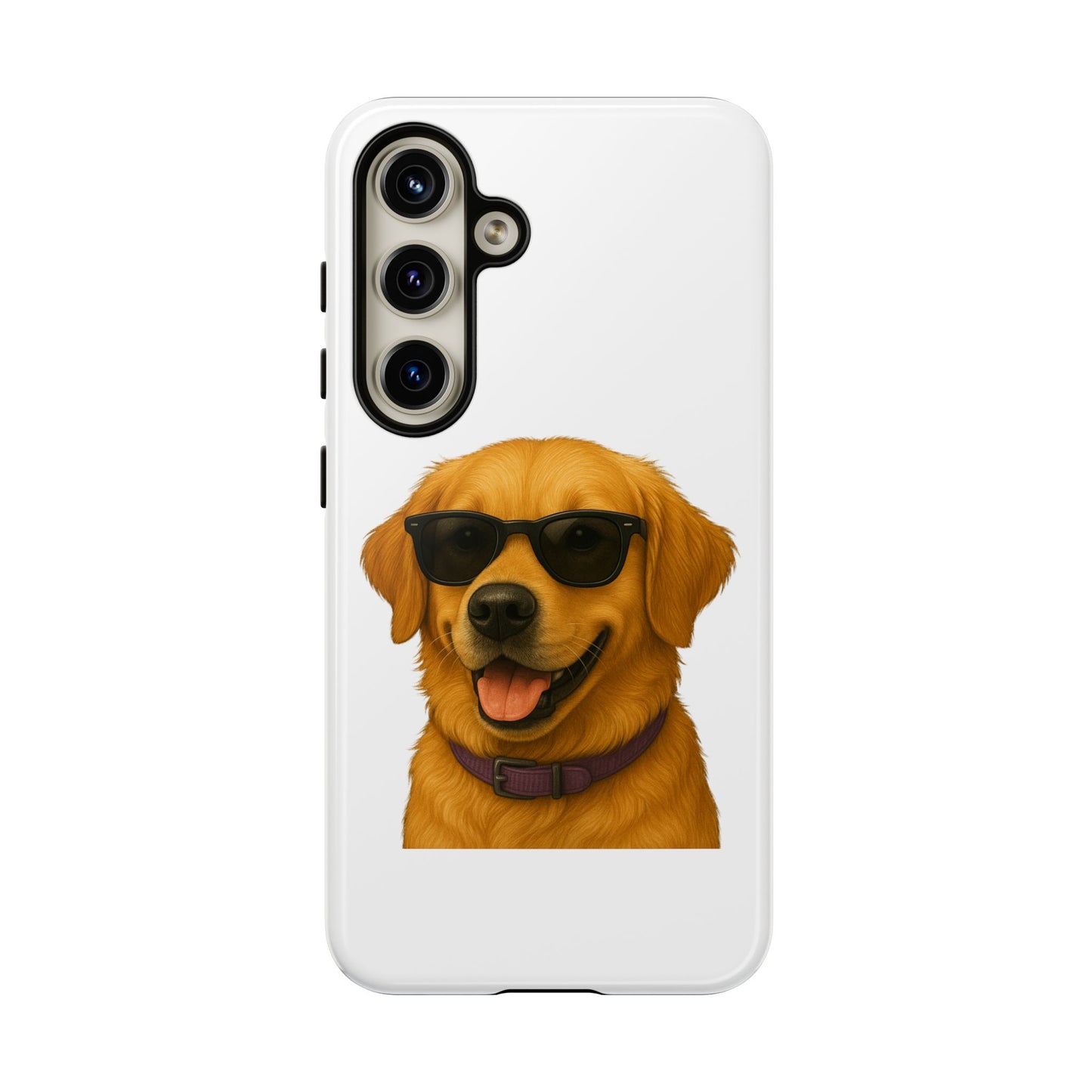 Golden Retriever Wearing Sunglasses - Tough Phone Case