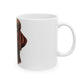 Labrador Wearing a Tweed Flat Cap - Ceramic Mug