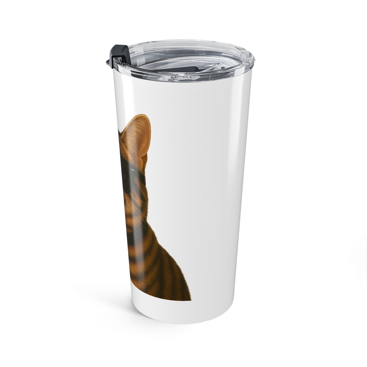 Tabby Cat Wearing Sunglasses - 20oz Tumbler