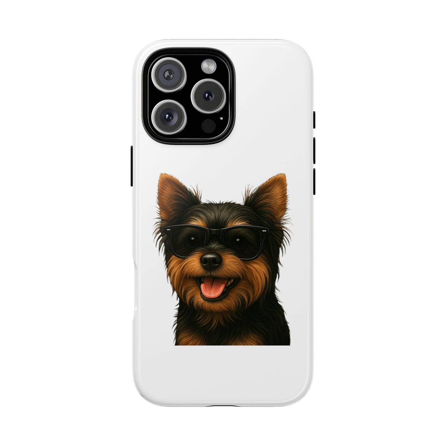 Yorkshire Terrier Wearing Sunglasses - Tough Phone Case