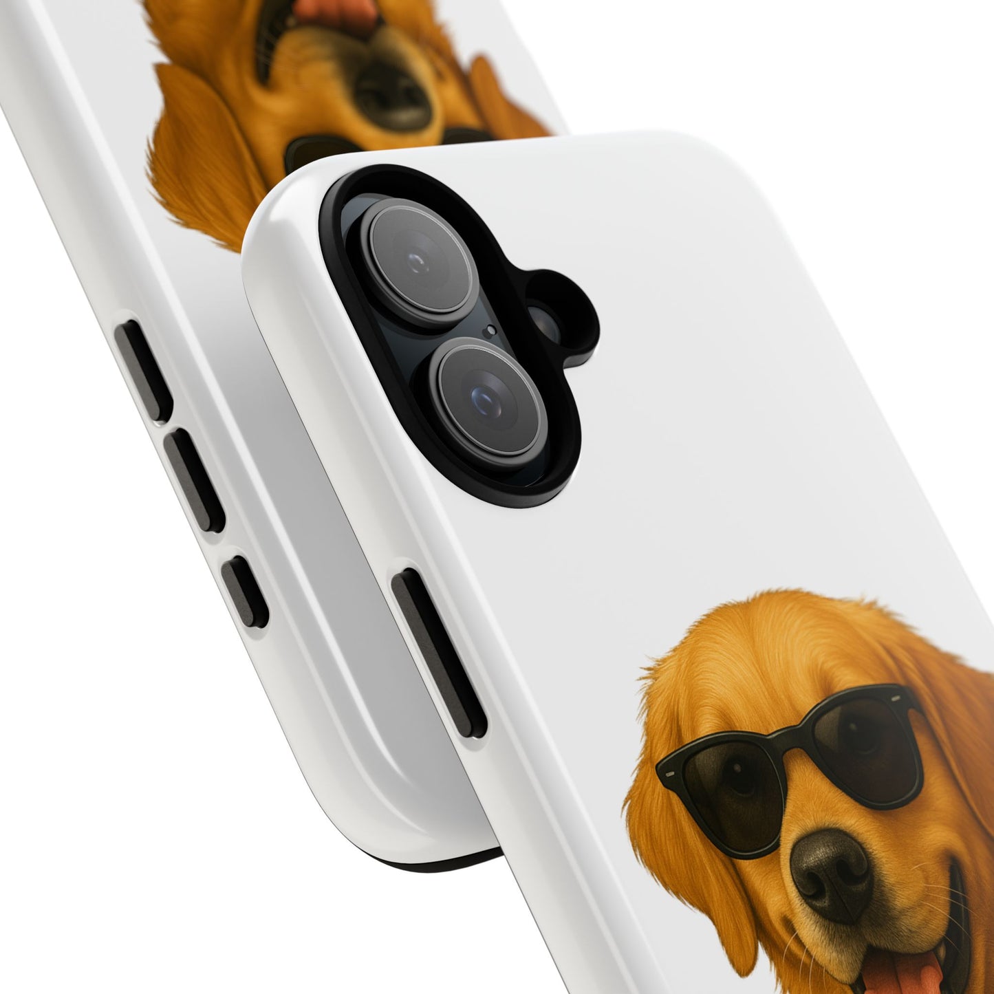 Golden Retriever Wearing Sunglasses - Tough Phone Case