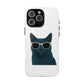 Russian Blue Cat Wearing Sunglasses - Tough Phone Case