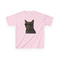 Gray Domestic Shorthaired Cat Wearing Sunglasses Kids Tee