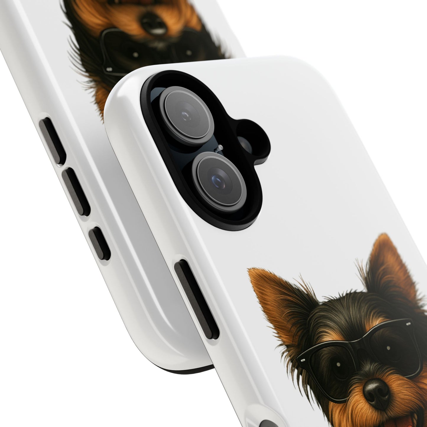 Yorkshire Terrier Wearing Sunglasses - Tough Phone Case