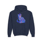 Tabby Wearing Top Hat (Multi Color Image) - Youth Hoodie - Too Cute Pets
