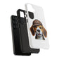 Beagle Wearing a Deerstalker Hat - Tough Phone Case