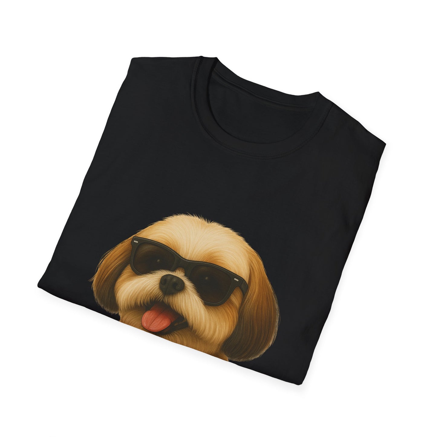 Shih Tzu Wearing Sunglasses - Adult T-Shirt