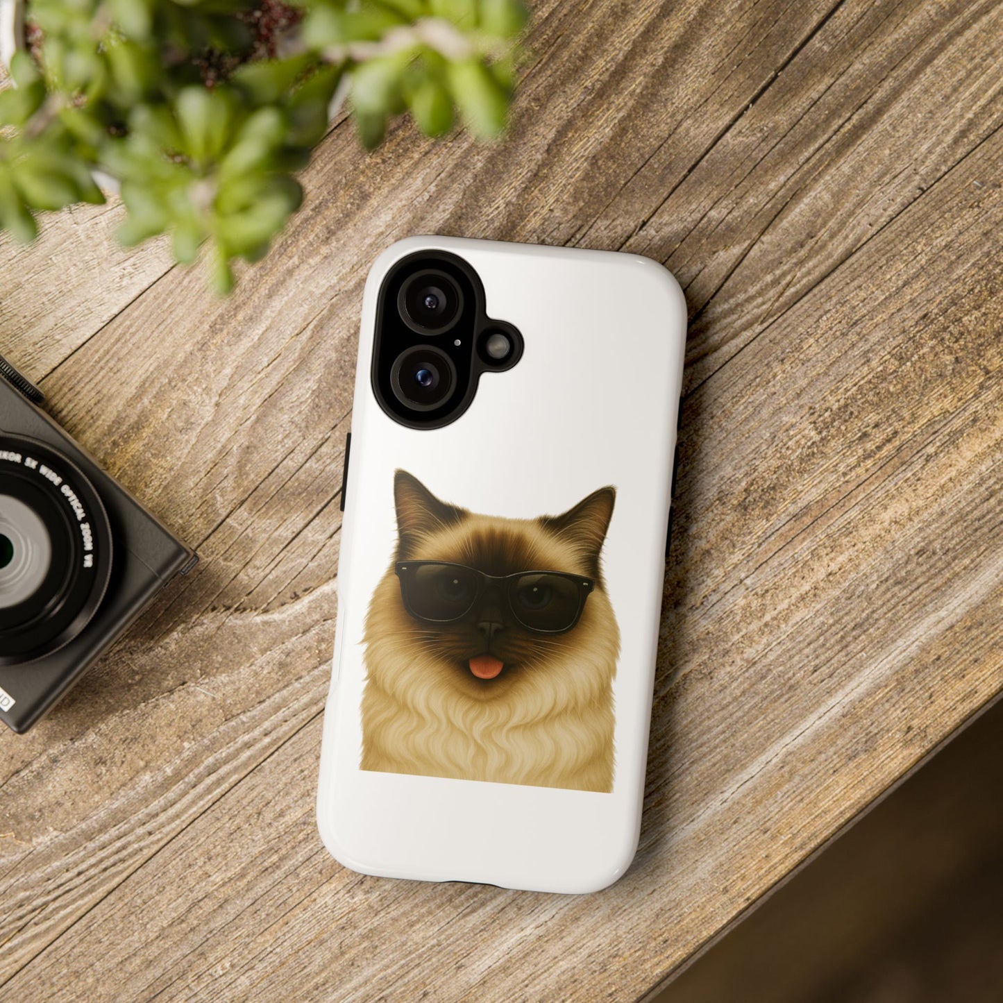 Ragdoll Cat Wearing Sunglasses - Tough Phone Case