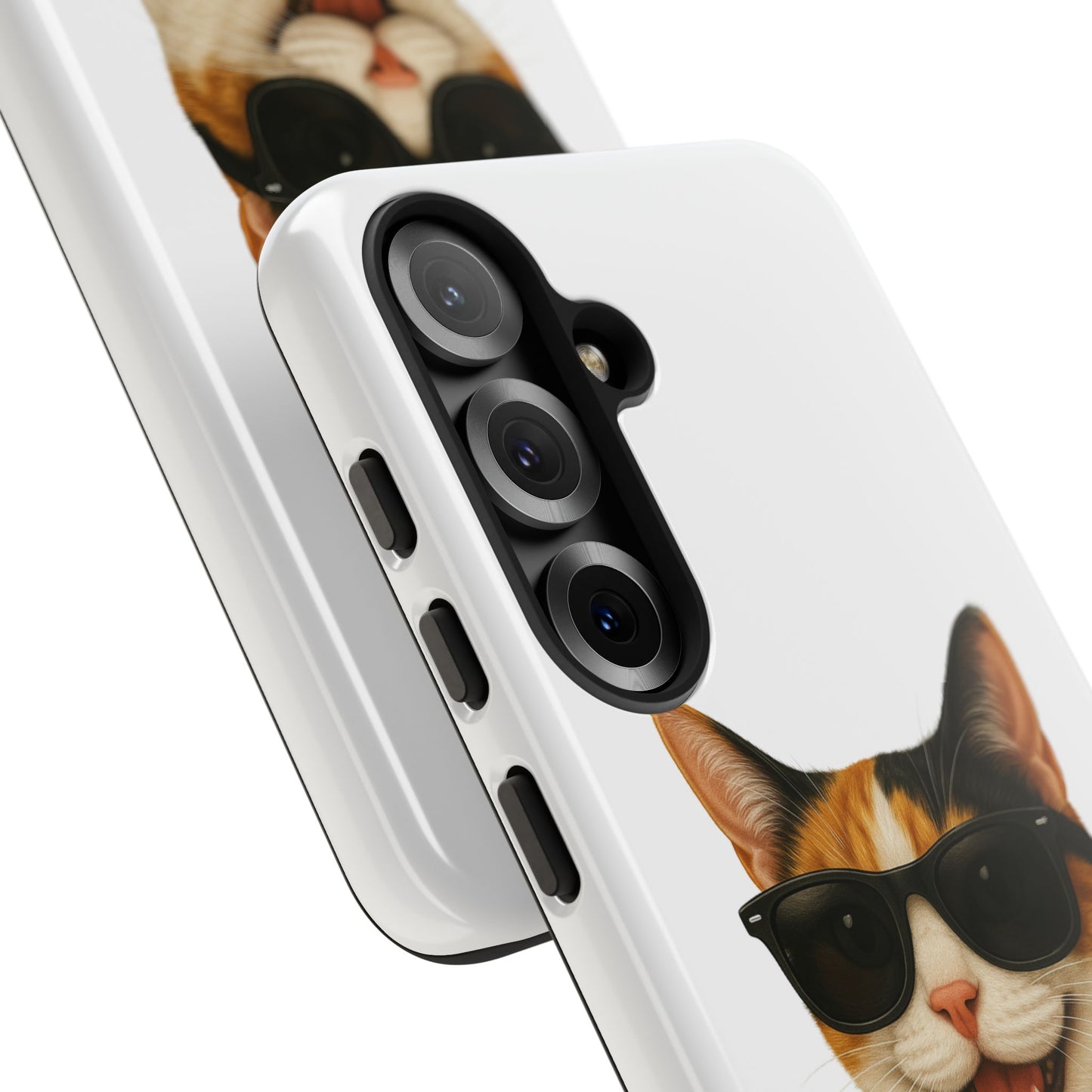 Calico Shorthair Cat Wearing Sunglasses - Tough Phone Case