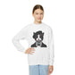 Tuxedo Cat Wearing A Tuxedo And A Beret - Youth Crewneck Sweatshirt - Too Cute Pets
