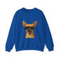 Chihuahua Wearing Sunglasses - Adult Crewneck Sweatshirt