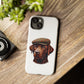Labrador Wearing a Tweed Flat Cap - Tough Phone Case