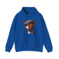 Basenji Wearing Tweed Flat Cap - Adult Hoodie - Too Cute Pets