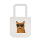 Orange Tabby Cat Wearing Sunglasses Cotton Tote Bag