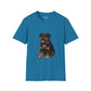 Dog Lover Unisex T-Shirt featuring Lab and Rottweiler Mix 'Pumpkin' by Too Cute Pets