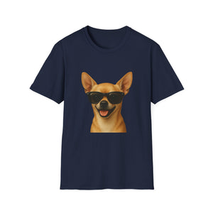 Chihuahua Wearing Sunglasses - Adult T-Shirt