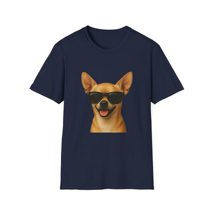 Chihuahua Wearing Sunglasses - Adult T-Shirt