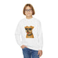 Miniature Schnauzer Wearing Sunglasses - Youth Crewneck Sweatshirt