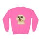 Maltese Wearing Sunglasses - Youth Sweatshirt