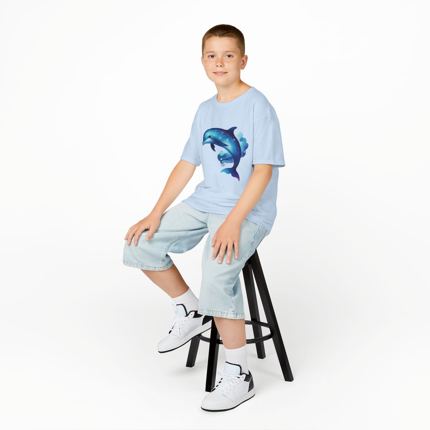 Neptune the Dolphin - Cute Dolphin Youth Tee