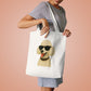 White Poodle Wearing Sunglasses Cotton Tote Bag