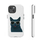 Russian Blue Cat Wearing Sunglasses - Tough Phone Case