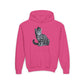Tabby Wearing Top Hat - Youth Hoodie - Too Cute Pets