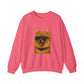 Pomeranian Wearing Sunglasses - Adult Crewneck Sweatshirt