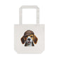 Beagle Wearing a Deerstalker Hat - Cotton Tote Bag