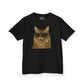 Siberian Cat Wearing Sunglasses Kids Tee
