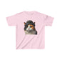 Calico Cat Wearing Bowler Hat - Youth T-Shirt - Too Cute Pets