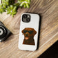 Brown Labrador Retriever Wearing Sunglasses - Tough Phone Case