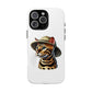 Bengal Cat Wearing a Safari Hat - Tough Phone Case
