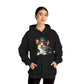 Cute Corgi Wearing A Train Conductors Hat - Adult Hoodie - Too Cute Pets
