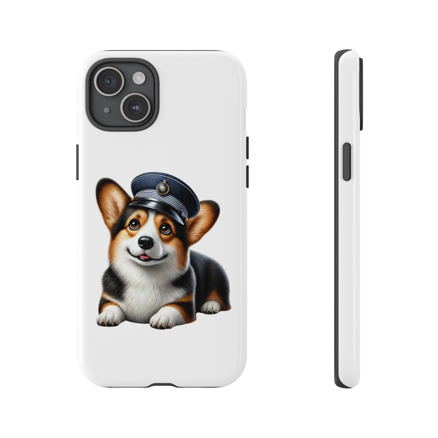 Corgi Wearing a Conductor's Hat - Tough Phone Case