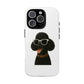 Black Poodle Wearing Sunglasses - Tough Phone Case