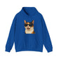 Calico Shorthair Cat Wearing Sunglasses - Adult Hoodie