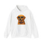 Golden Retriever Wearing Sunglasses - Adult Hoodie