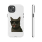 Gray Cat Wearing Sunglasses - Tough Phone Case