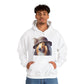 Collie Wearing Cloche Hat - Adult Hoodie - Too Cute Pets