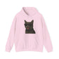 Gray Cat Wearing Sunglasses - Adult Hoodie