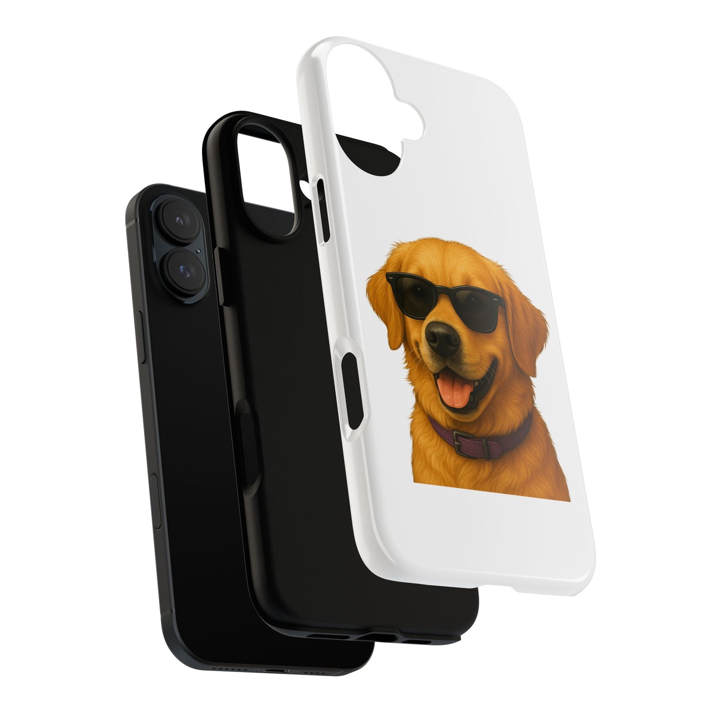 Golden Retriever Wearing Sunglasses - Tough Phone Case