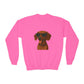Dachshund Wearing Sunglasses - Youth Sweatshirt