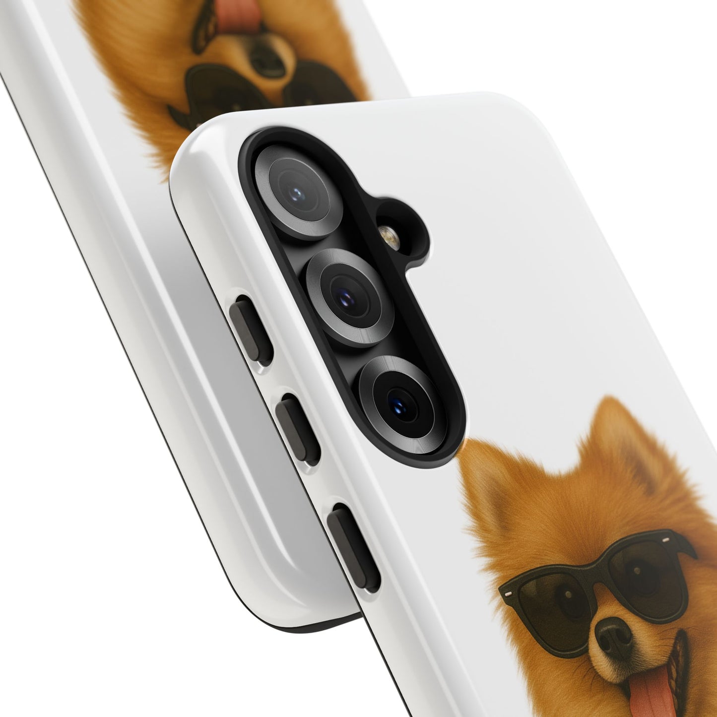 Pomeranian Wearing Sunglasses - Tough Phone Case
